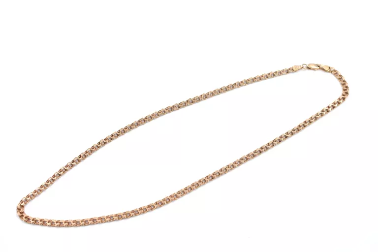 ŚLICZNY ZŁOTY ŁAŃCUSZEK -585- 50CM