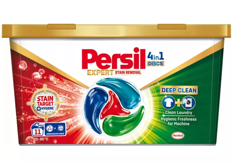 KAPSUŁKI DO PRANIA PERSIL DISCS EXPERT 4 IN 1 STAIN - 11 SZT.