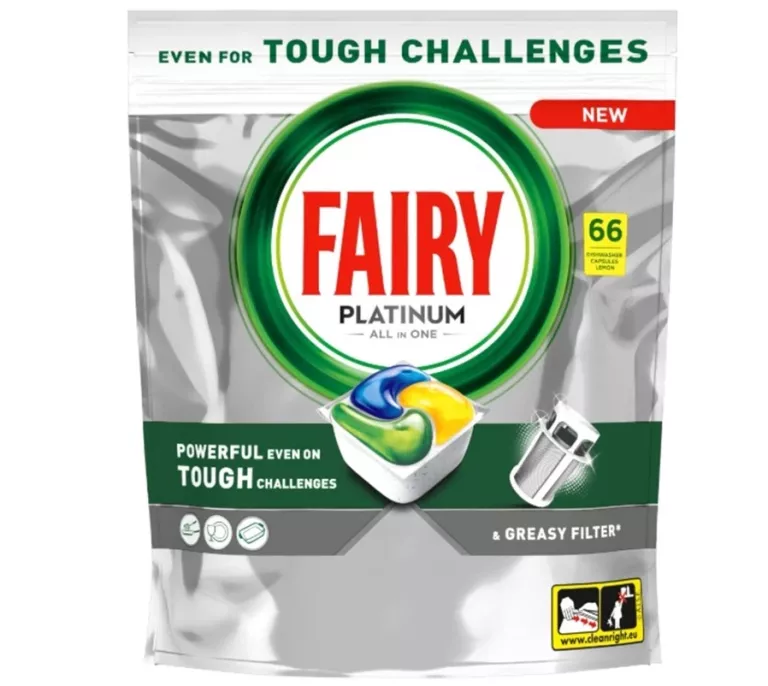 FAIRY PLATINUM CYTRYNA TABLETKI DO ZMYWARKI ALL IN ONE, 66 TABLETEK