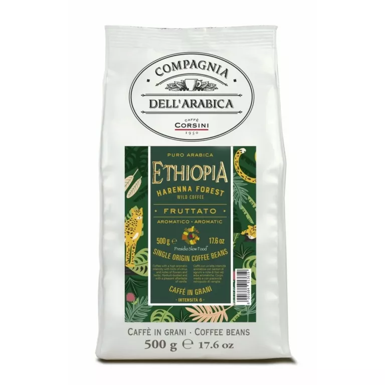 KAWA ZIARNISTA ARABICA CORSINI COMPAGNIA DELL' ARABICA ETHIOPIA 500 G
