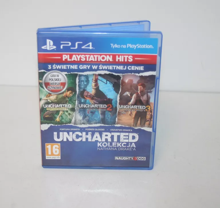 GRA PS4 UNCHARTED KOLEKCJA NATHANA DRAKE'A PL