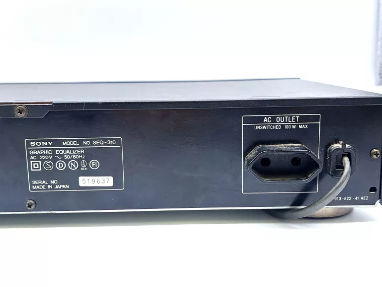KOREKTOR EQUALIZER SONY SEQ-310 | OKABLOWANIE