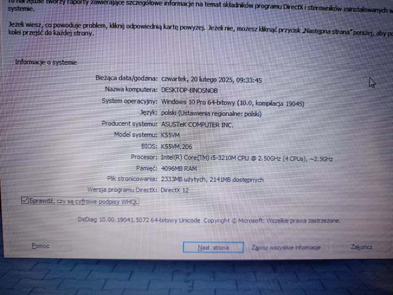 LAPTOP ASUS R500V