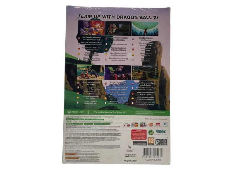 GRA DRAGON BALL Z: BATTLE OF Z GOKU EDITION XBOX 360 FOLIA!