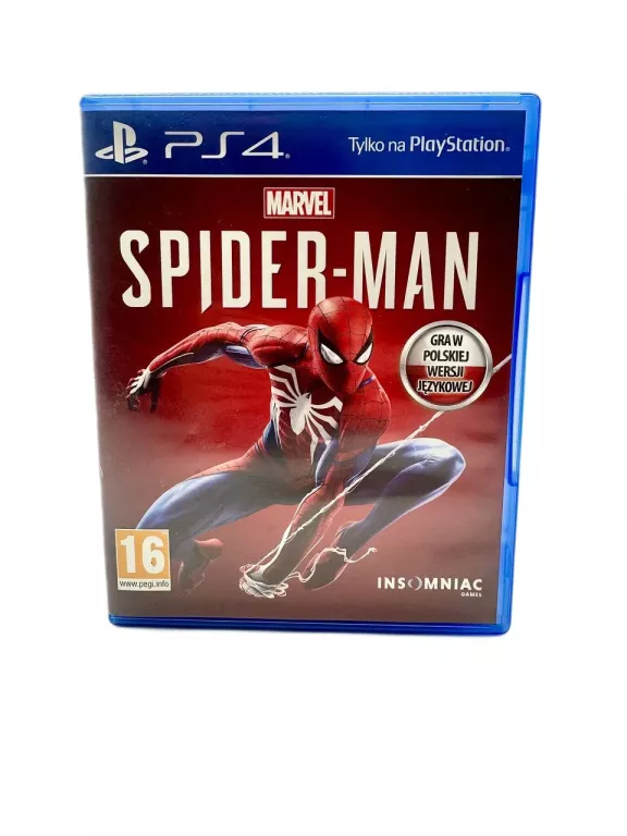 GRA PS4 SPIDER - MAN MARVEL POLSKA WERSJA JĘZYKOWA