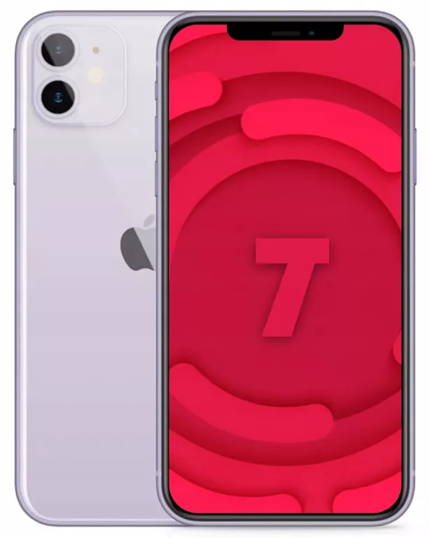 TELEFON IPHONE 11 FIOLETOWY 64GB 74% BATERIA