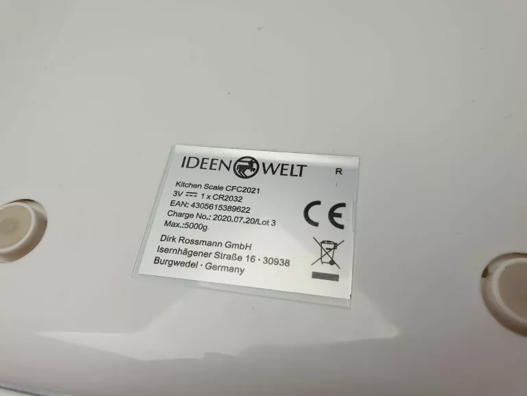 WAGA KUCHENNA IDEENWELT BIAŁA 5000G