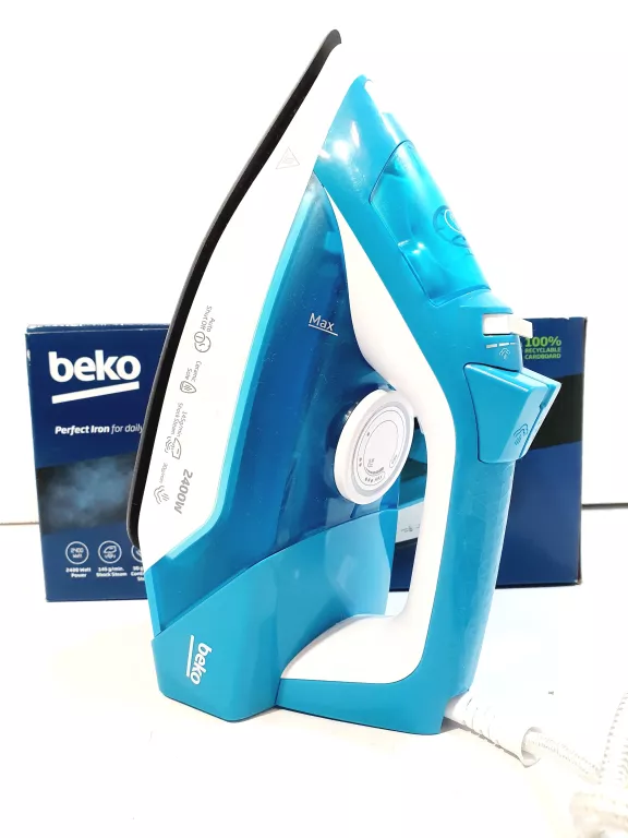 ŻELAZKO PAROWE BEKO SIM3124D 2400W BIAŁO-TURKUSOWE