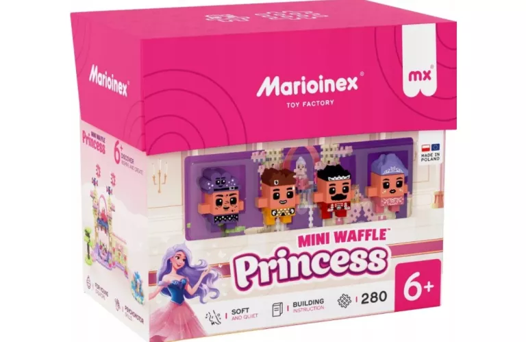 MINI WAFFLE MARIOINEX PRINCESS, KRÓLEWSKA PRZYGODA 166EL.