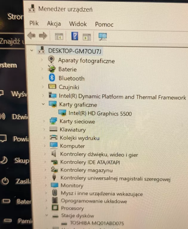 LAPTOP TOSHIBA SATELLITE P55W-C I5-5200 8GB W10