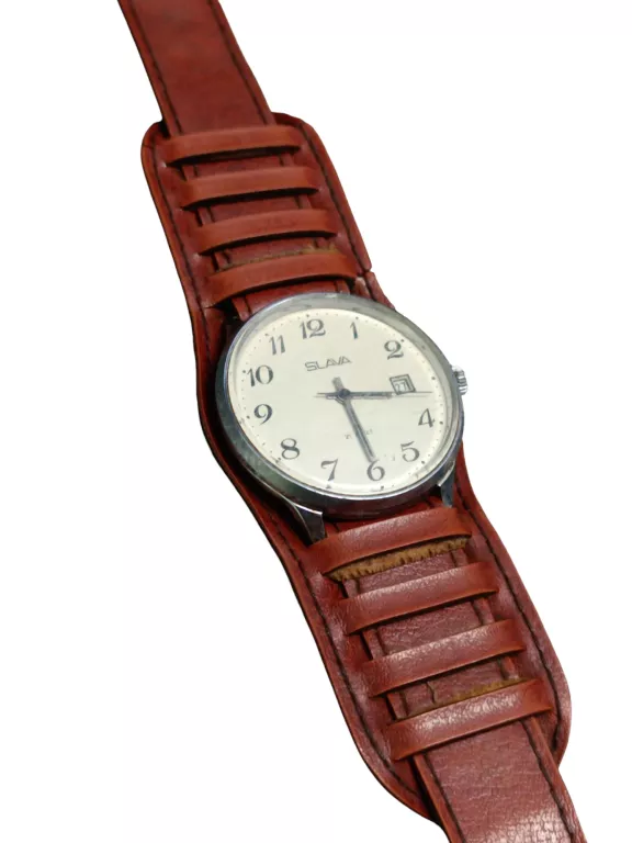STARY MECHANICZNY ZEGAREK SLAVA 21 JEWELS