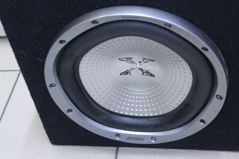 SOBWOOFER SAM. SONY XPLOD 2000W + WZMACNIACZ SPECTRON SPA4150