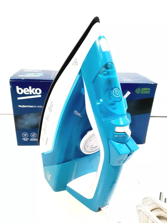 ŻELAZKO PAROWE BEKO SIM3124D 2400W BIAŁO-TURKUSOWE