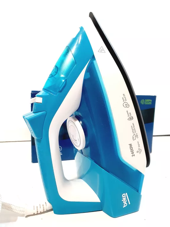 ŻELAZKO PAROWE BEKO SIM3124D 2400W BIAŁO-TURKUSOWE