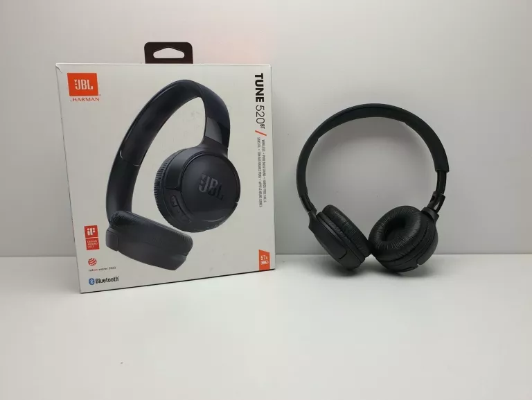 SŁUCHAWKI NAUSZNE JBL TUNE 520 BLUETOOTH BLACK