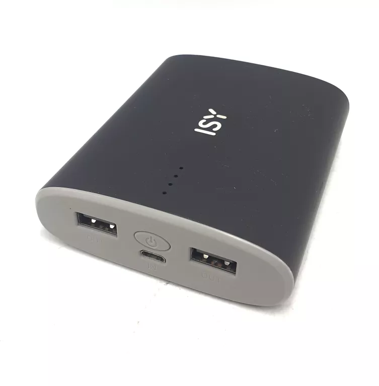 POWERBANK ISY 10000MAH CZARNY (IAP 4000-1)