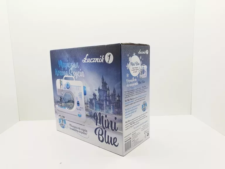 MASZYNA DO SZYCIA MINI BLUE ŁUCZNIK DLA DZIECI KOMPLET