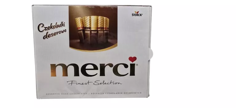 MERCI 250G CZEKOLADKI BOMBONIERKA DESEROWA