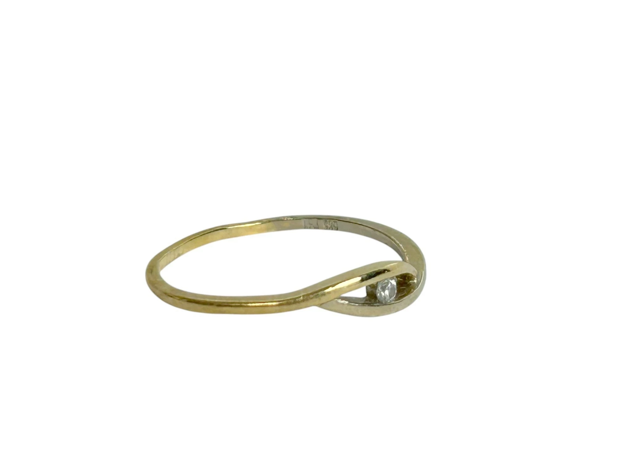 zloty-pierscionek-z-brylantem-002ct-proba-585-waga-096g-rozmiar-12-stan-11323-2