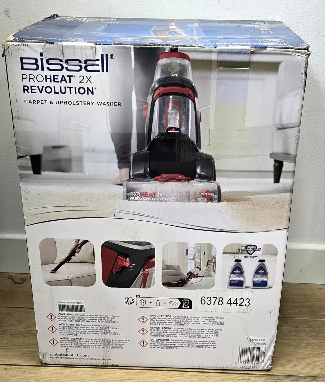 ODKURZACZ PIORĄCY PIONOWY DO DYWANÓW BISSELL 1858N PROHEAT 2X REVOLUTION