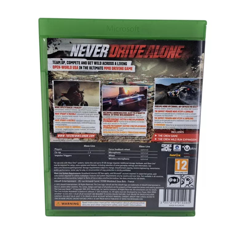 THE CREW WILD RUN XBOX ONE