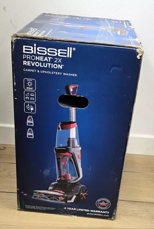 ODKURZACZ PIORĄCY PIONOWY DO DYWANÓW BISSELL 1858N PROHEAT 2X REVOLUTION