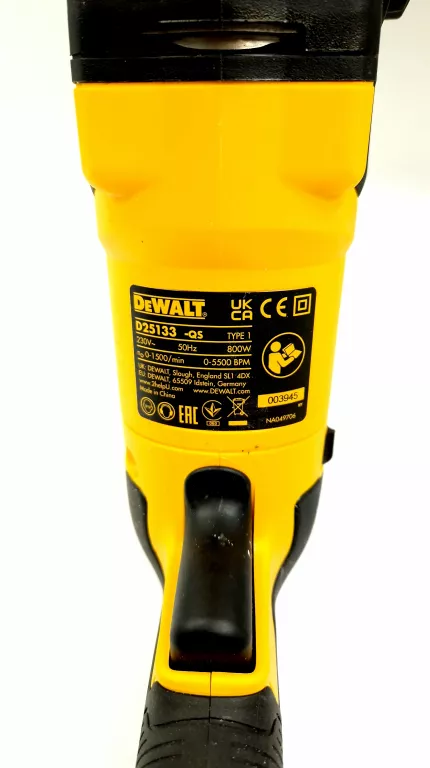 MŁOTOWIERTARKA DEWALT D25133K WALIZKA IGŁA