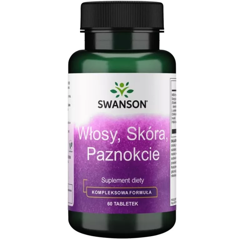 SWANSON WŁOSY SKÓRA PAZNOKCIE SKRZYP MSM HAIR B-8 60TAB