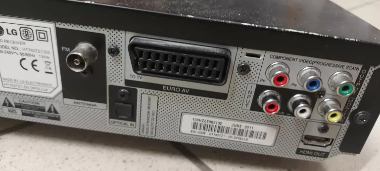 KINO DOMOWE LG HT-762 5.1 BRAK PILOTA