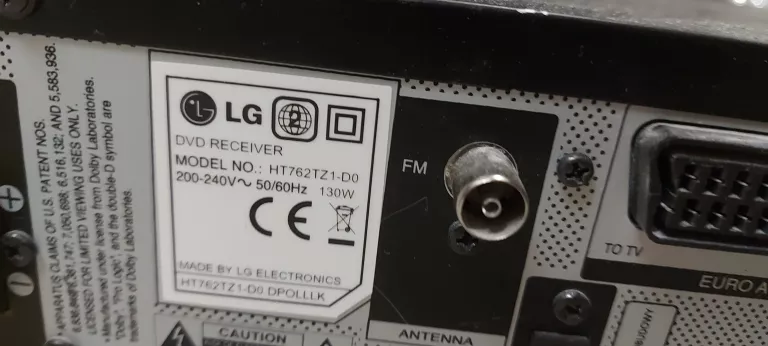 KINO DOMOWE LG HT-762 5.1 BRAK PILOTA