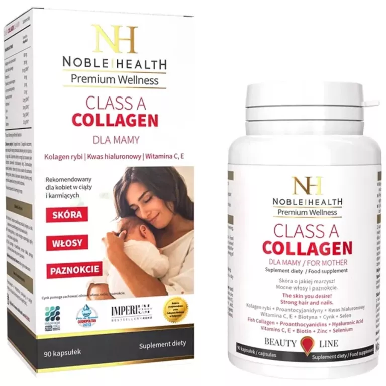 NOBLE HEALTH CLASS A COLLAGEN DLA MAMY, 90 KAPS