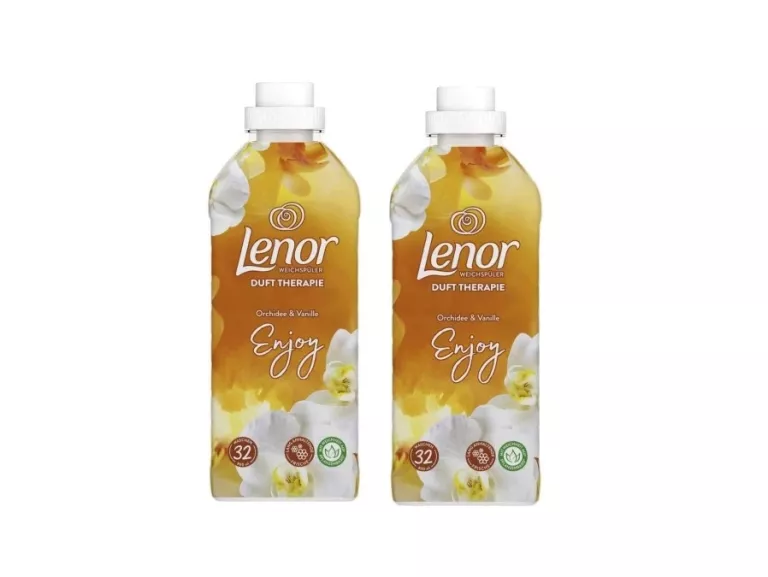 2X LENOR PŁYN DO PŁUKANIA ORCHIDEE & VANILLE ZŁOTY 32 PŁ 800ML