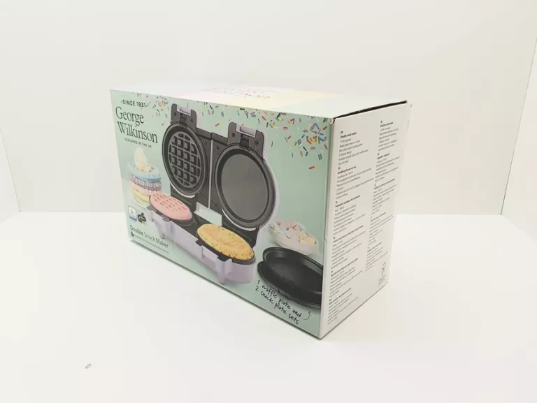 PODWÓJNY OPIEKACZ DO PRZEKĄSEK PANCAKES 1100 W GEORGE WILKINSON FIOLETOWY