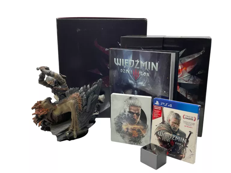 GRA WIEDŹMIN 3: DZIKI GON GERALT WALCZĄCY Z GRYFEM PS4