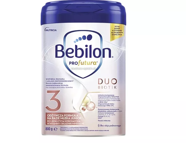 MLEKO MODYFIKOWANE BEBILON PROFUTURA DUO BIOTIK 3 800G