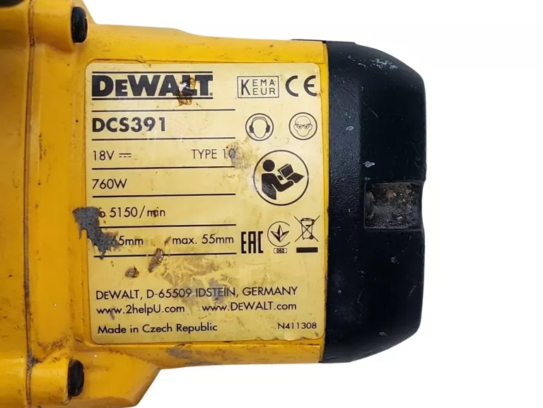 PIŁA TARCZOWA AKUMULATOROWA NAJAZDÓWKA DEWALT DCS391