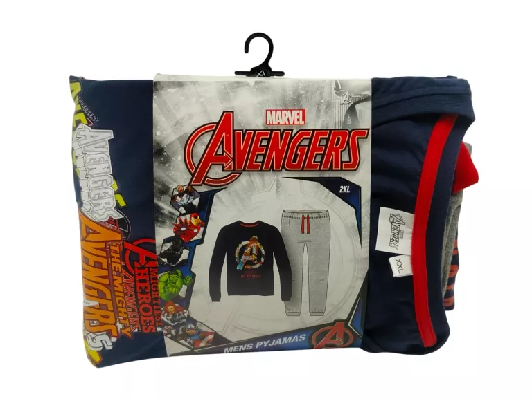 PIŻAMA MARVEL AVENGERS XXL DŁUGI RĘKAW