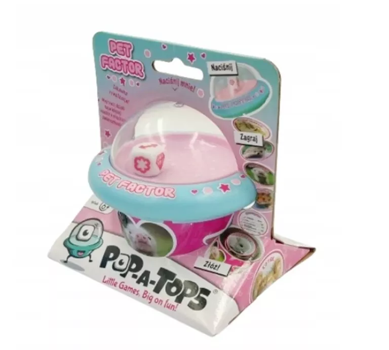 POP-A-TOPS PET FACTOR ZWIERZĘTA ZWIĘRZĄTKA GRA KARTY