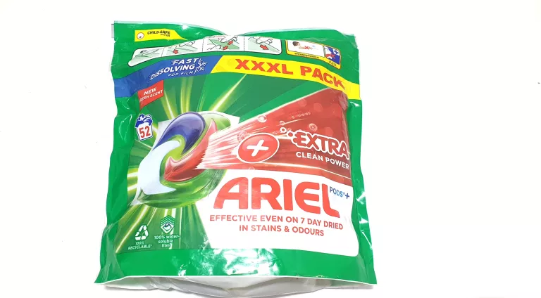 KAPSUŁKI DO PRANIA ARIEL PODS 52SZT. XXXL PACK +EXTRA CLEAN POWER