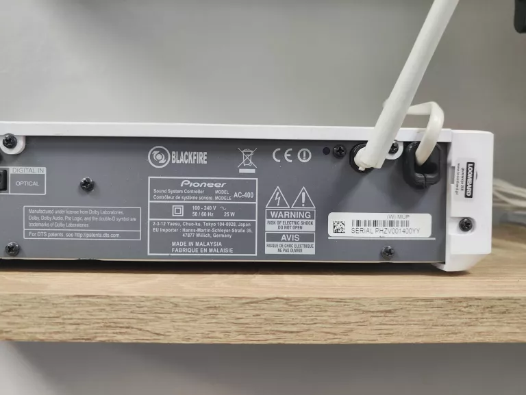 ZESTAW KINA PIONEER FAYOLA FS-W50 2.1 BIAŁY