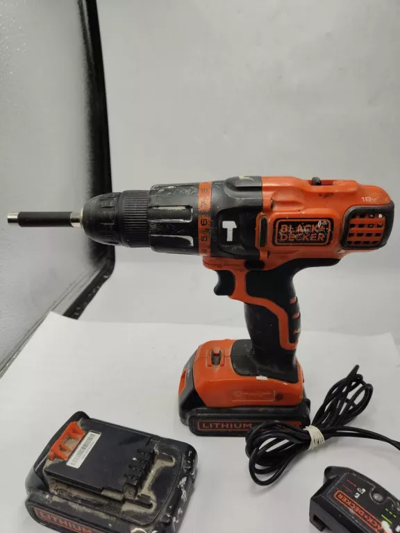 WKRĘTARKA BLACK DECKER EGBL 188 - 2XAKU + ŁADOWARKA