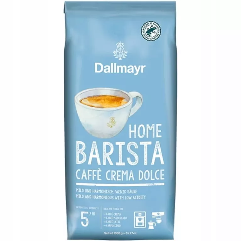 KAWA ZIARNISTA MIESZANA DALLMAYR HOME BARISTA CAFFE CREMA DOLCE 1000 G