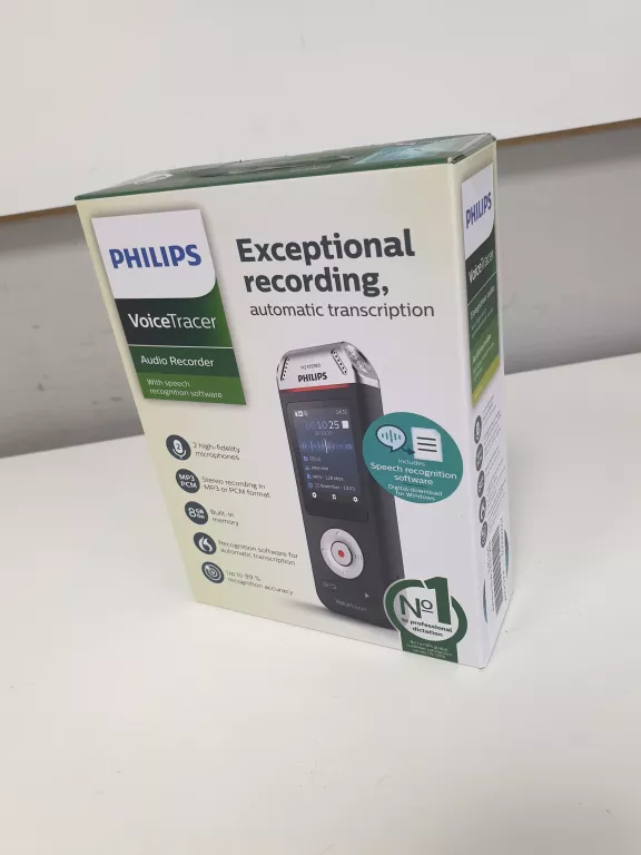 DYKTAFON PHILIPS DVT-2810 - IGŁA!