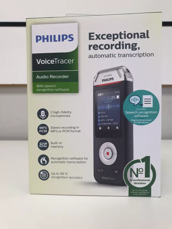 DYKTAFON PHILIPS DVT-2810 - IGŁA!