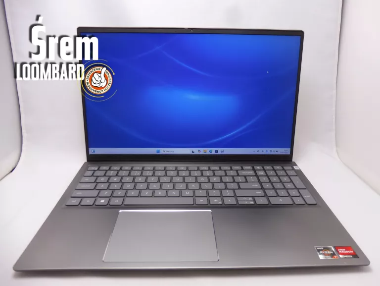 LAPTOP DELL INSPIRION 5515, WIN 11, AMD RYZEN 7, 16GB/512GB SSD, ŁADOWARKA