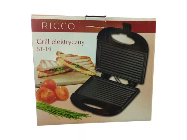 GRILL ELEKTRYCZNY RICCO ST-19 JAK NOWY!