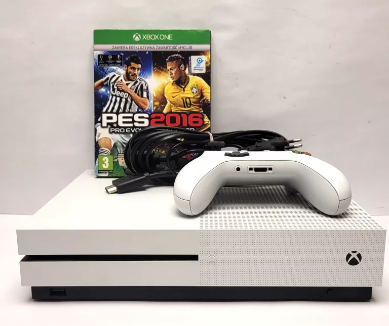 KONSOLA XBOX ONE S MODEL:1681 / PAD / GRA / OKABLOWANIE