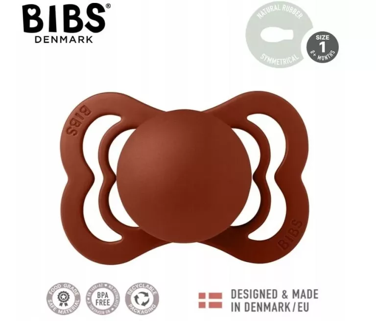 SMOCZEK BIBS SYMETRYCZNY KAUCZUK 0 + RUBY