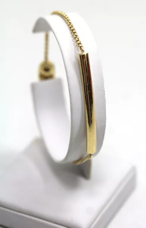 ZŁOTA BRANSOLETKA P: 585 W: 5,45 G. D: 25 CM