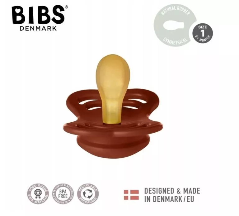 SMOCZEK BIBS SYMETRYCZNY KAUCZUK 0 + RUBY